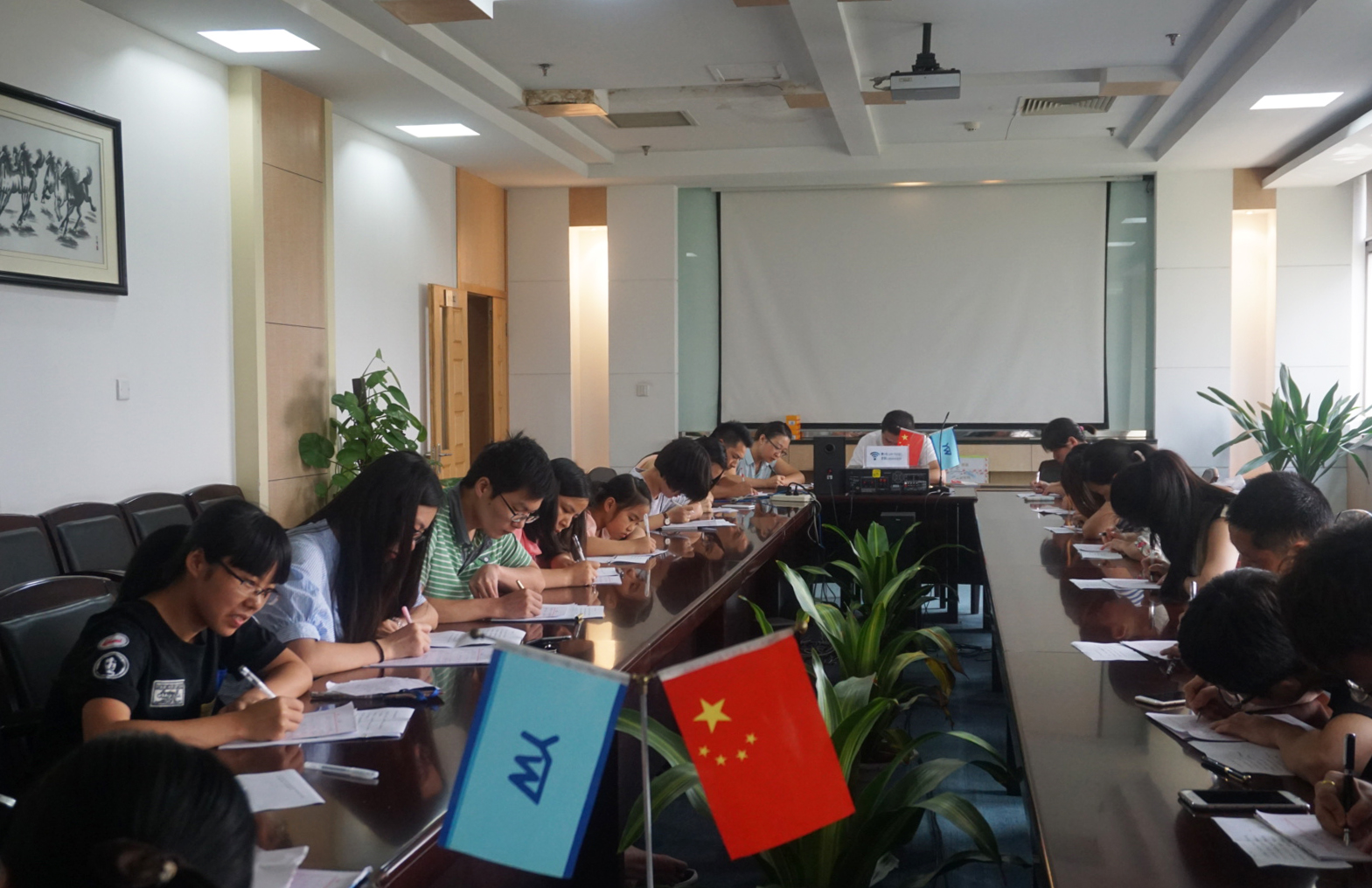 我司開展“繼承傳統文化,弘揚書法藝術”硬筆書法比賽